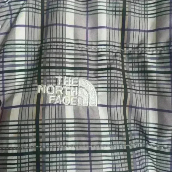 The North Face Black And White Womens Plaid Puffer Warm Winter Quilted Jacket S - Picture 7 of 15